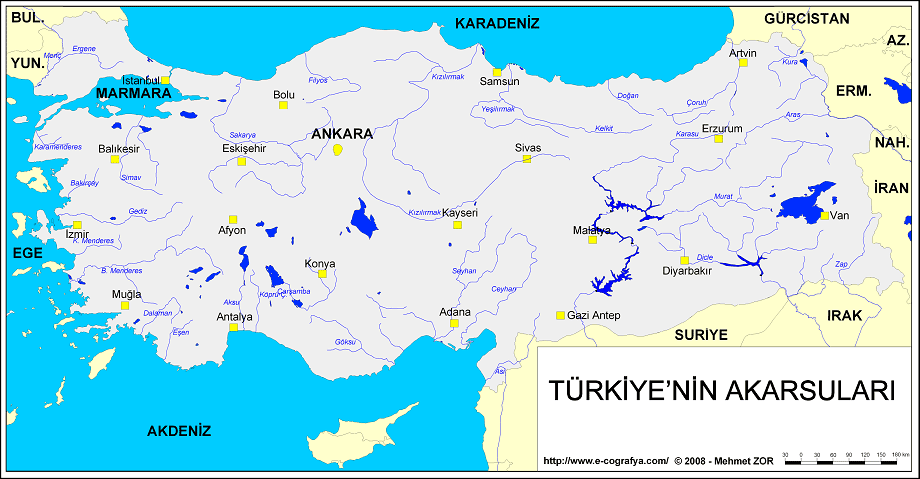 Bäche in der Türkei